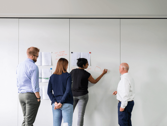 whiteboarding display