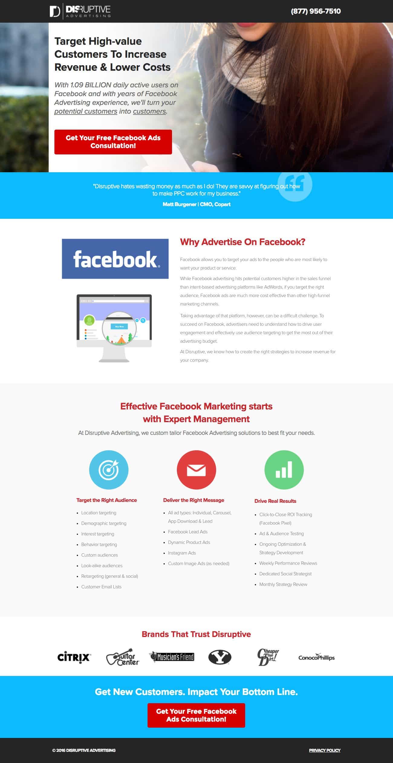 Creating a Landing Page Testing Roadmap – Example Landing Page | Keizer Karel Online